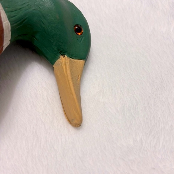 Vintage Craft-Tex Duck Decoy - American Wild Fowl Series 1985 Signed Mallard USA - Picture 9 of 9